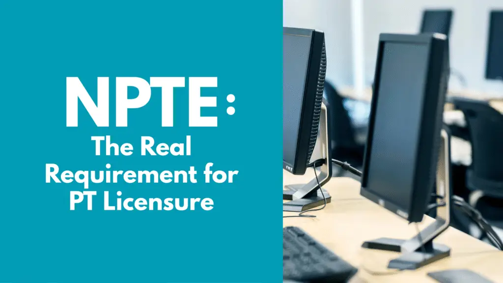 NPTE requirements to work as a PT in the USA even without DPT
